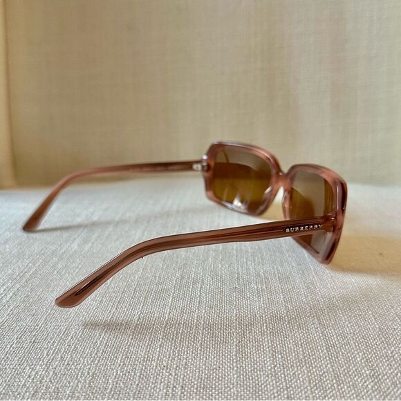 Burberry Rectangle Transparent Sunglasses Brown - Picture 7 of 11